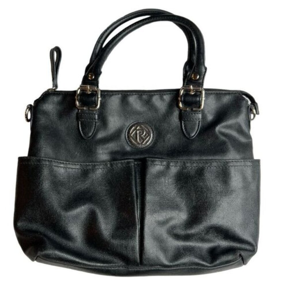 Relic faux leather black handbag